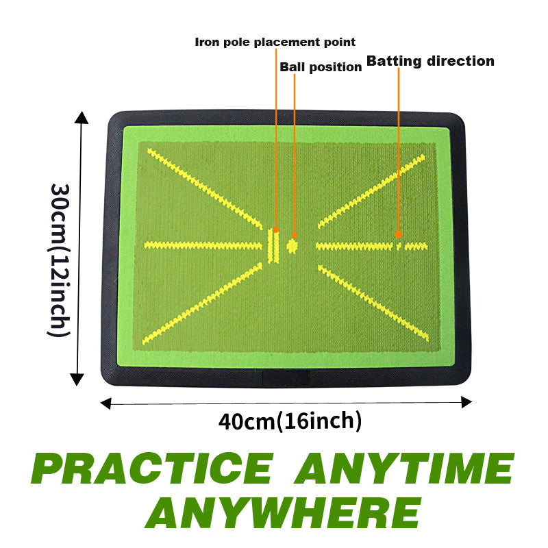 Golf Trace Strike Pad - Immediate Feedback anywhere you can swing a golf club!