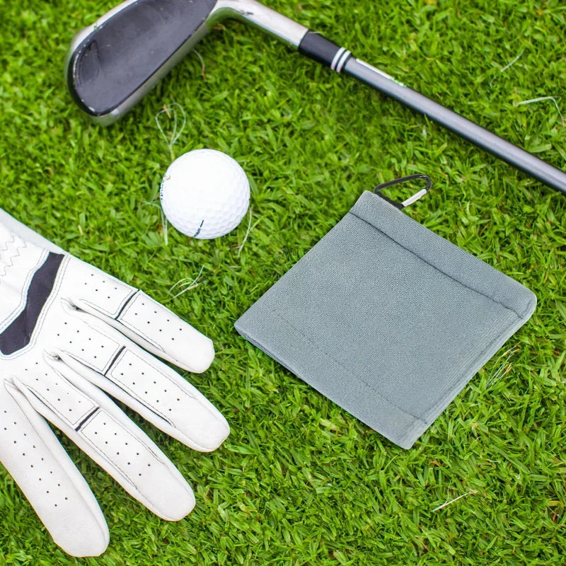 Premium Microfiber Golf Ball Cleaning Towel – Compact, Ultra-Absorbent & Portable