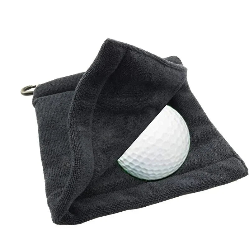 Premium Microfiber Golf Ball Cleaning Towel – Compact, Ultra-Absorbent & Portable
