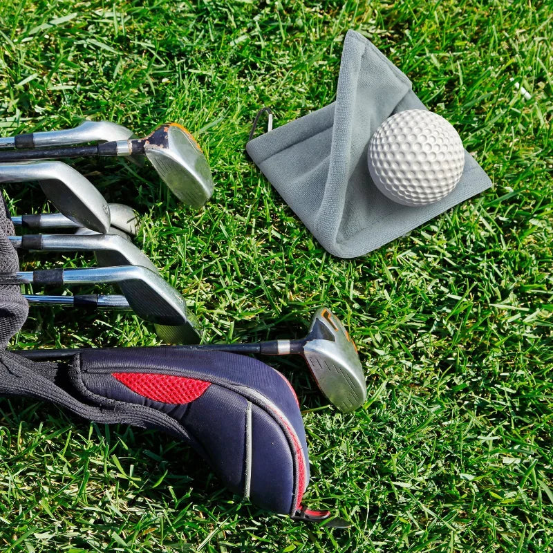 Premium Microfiber Golf Ball Cleaning Towel – Compact, Ultra-Absorbent & Portable