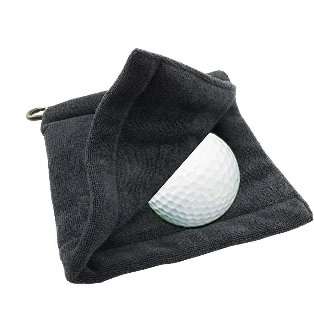 Premium Microfiber Golf Ball Cleaning Towel – Compact, Ultra-Absorbent & Portable