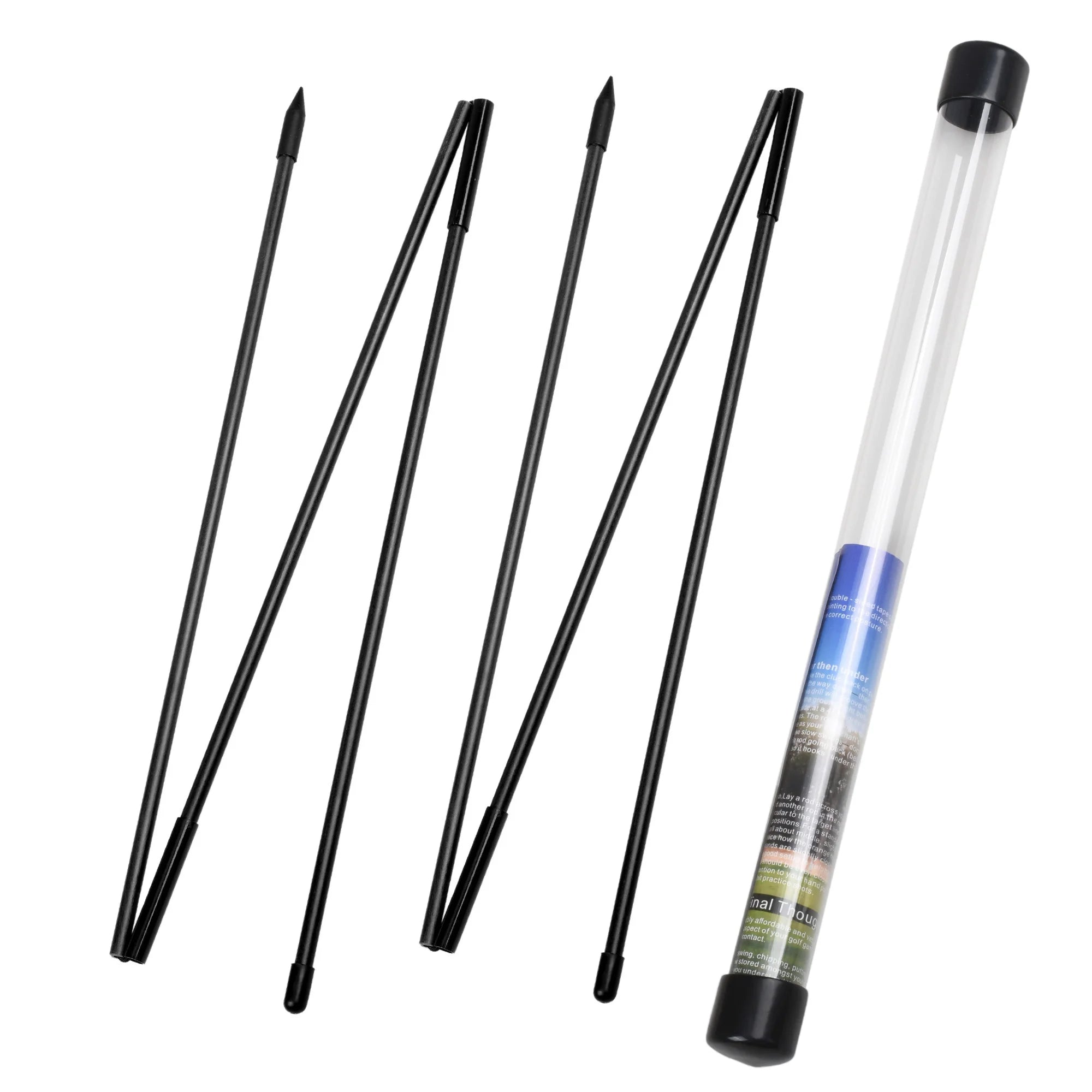 BridgeLinks Golf Alignment Sticks – Swing Path & Setup Trainer (2 Pack)