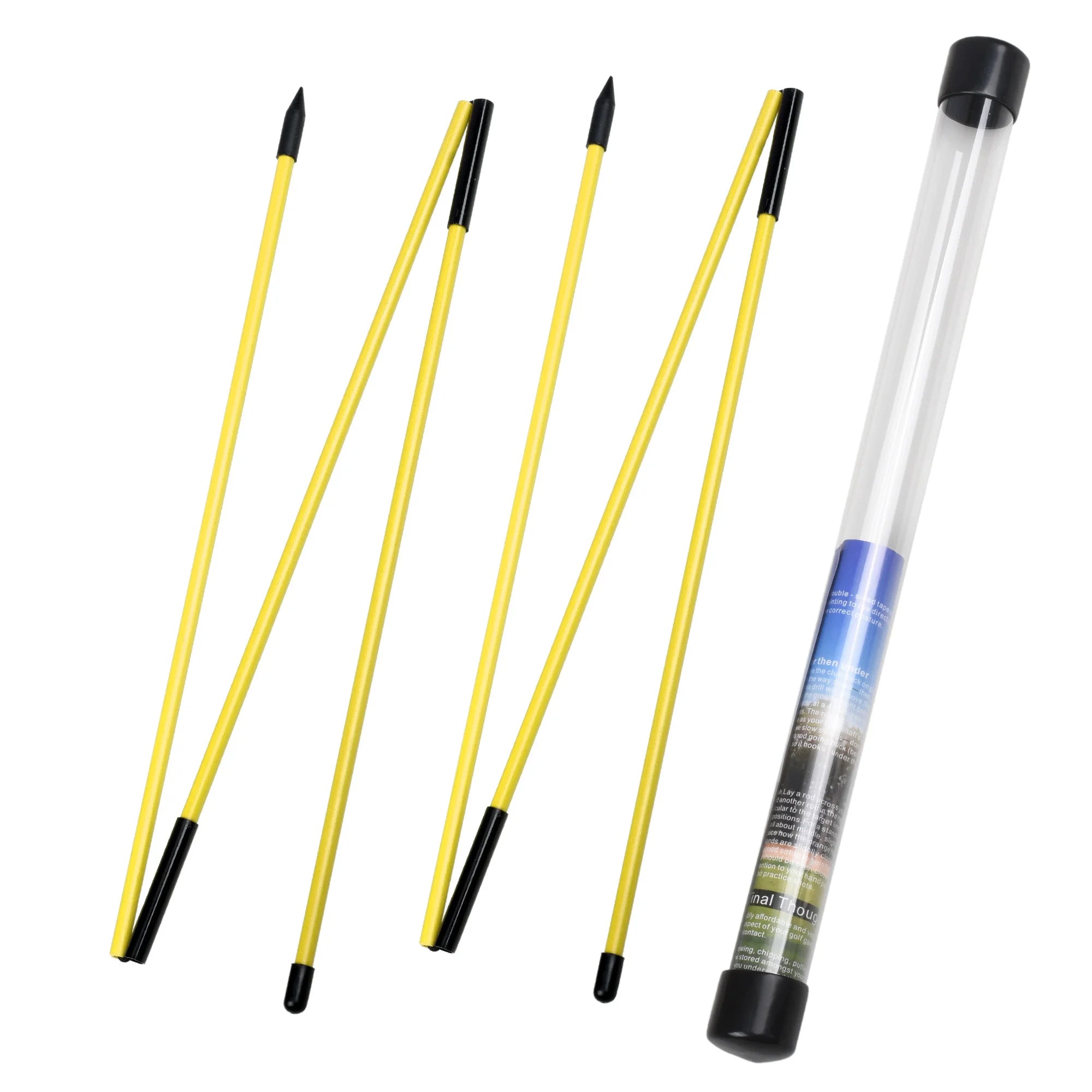 BridgeLinks Golf Alignment Sticks – Swing Path & Setup Trainer (2 Pack)