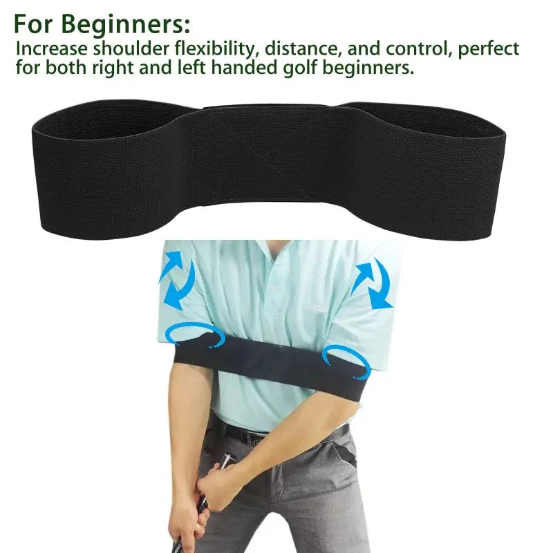 Professional Elastic Golf Swing Trainer Arm Band – Achieve a Powerful, Consistent Swing with Precision! 1PC!