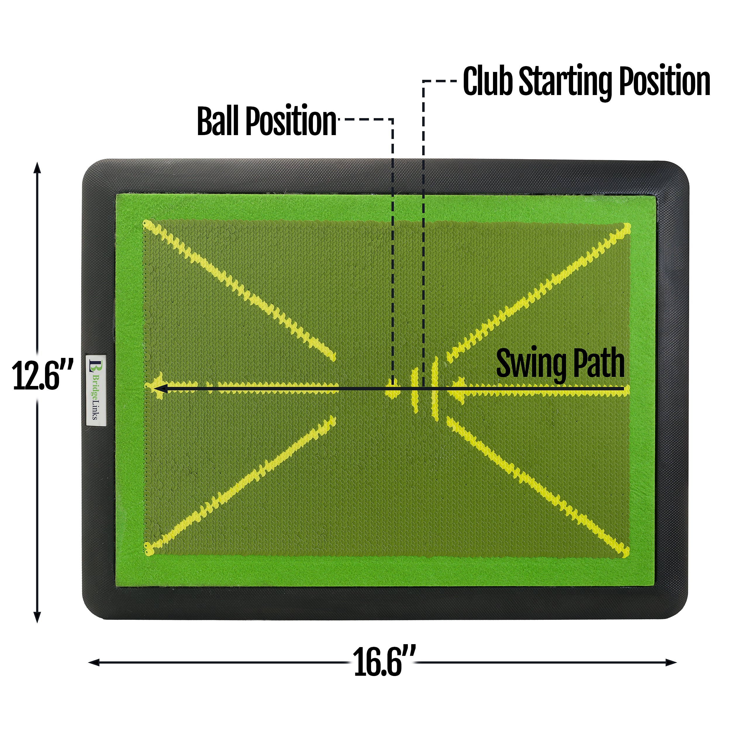 Golf Trace Strike Pad - Immediate Feedback anywhere you can swing a golf club!
