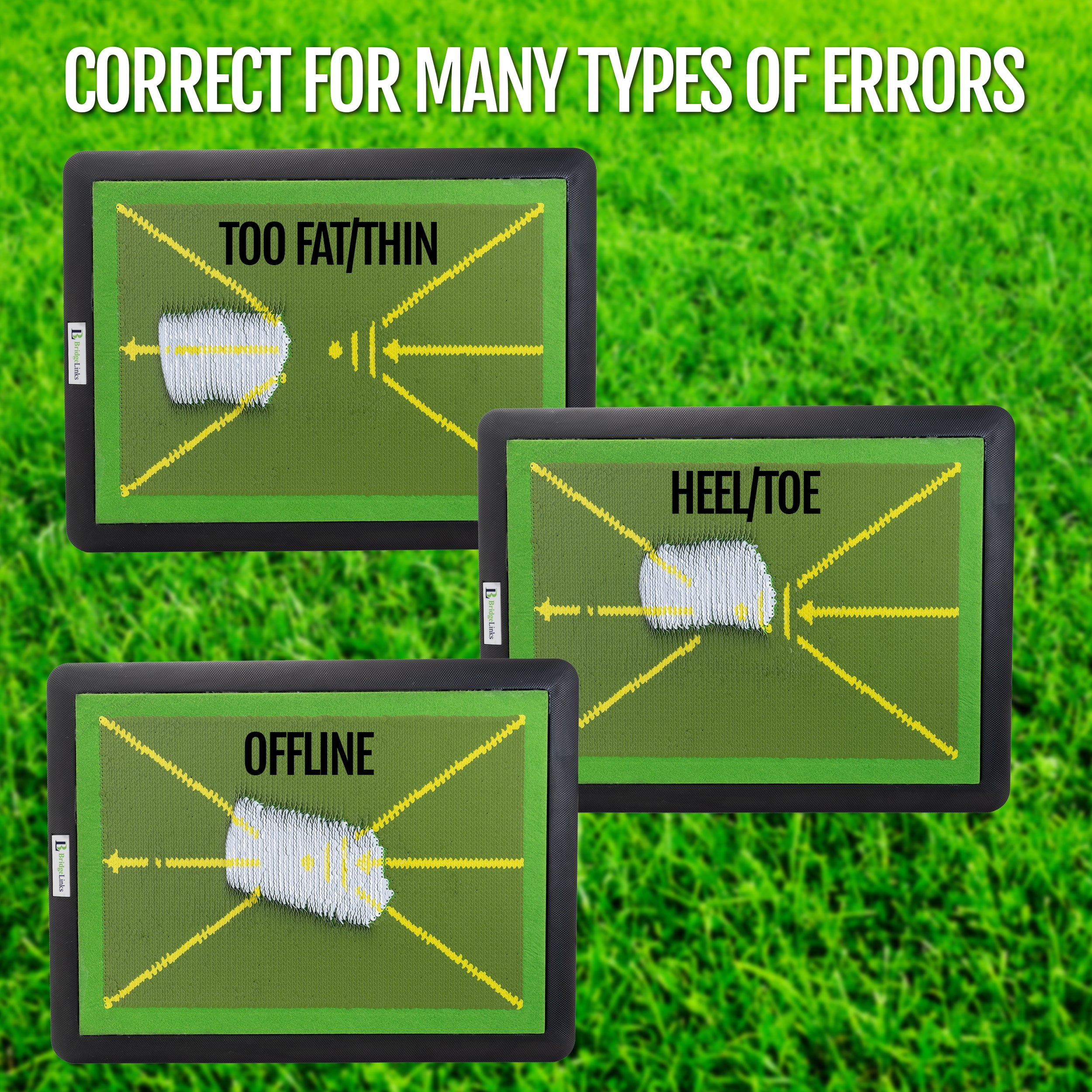 Golf Trace Strike Pad - Immediate Feedback anywhere you can swing a golf club!