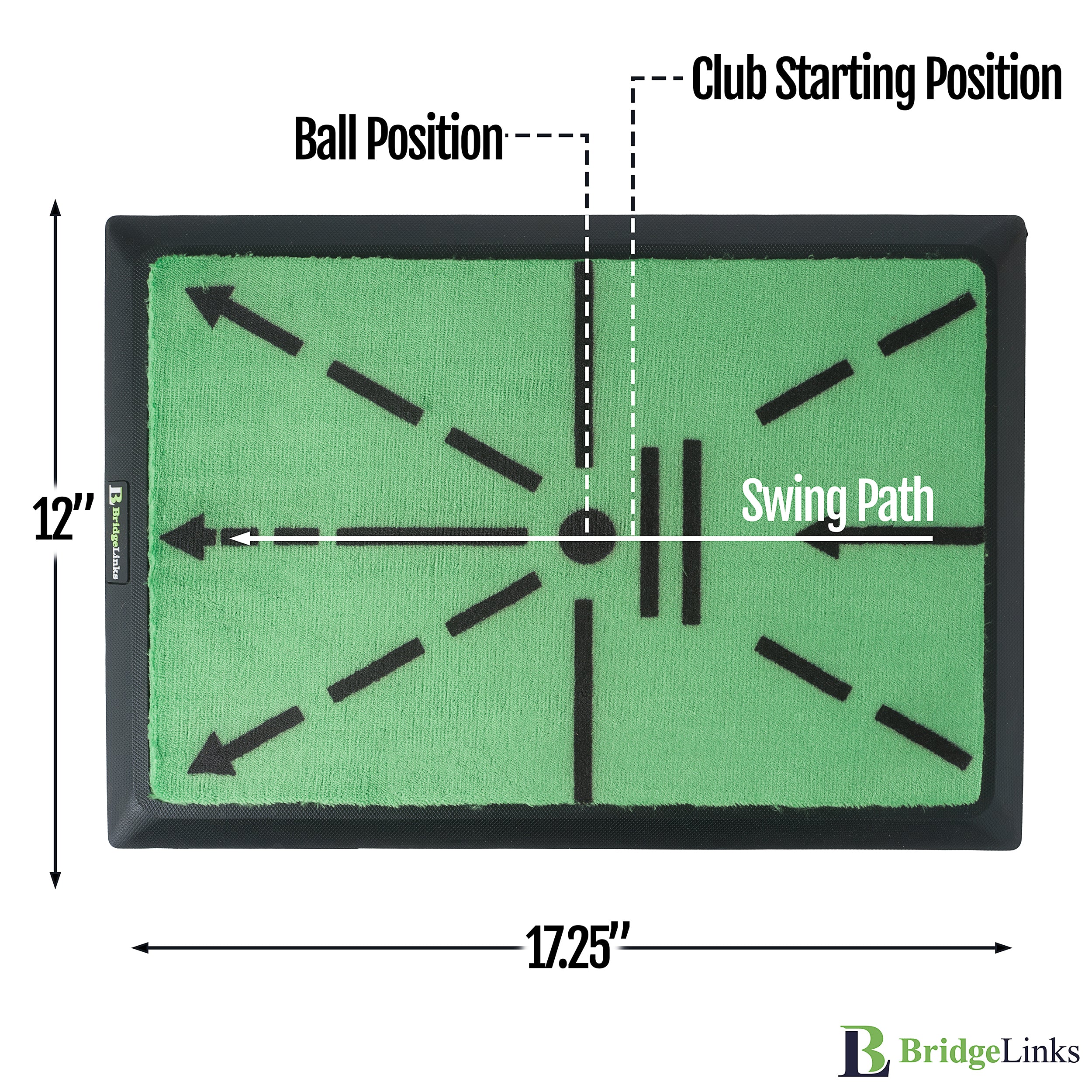 Pathfinder Hitting Golf Mat, Golf Swing Feedback Pad with Real-Time Visualization, Instant Swing Mastery Training Mat, Durable Golf Training Mat with Instant Swing Feedback, Extra Replaceable Mat