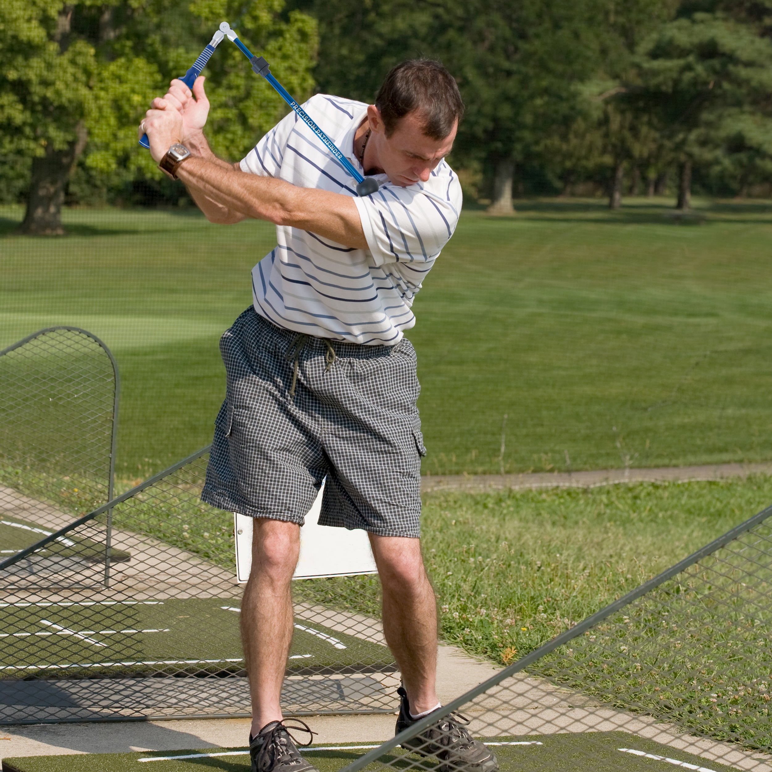 Precision-Pathfinder,  Golf Swing Trainer - Achieve Precision and Power, Portable Golf Training Aid for perfect Swing Path, Improve Golf Swing Mechanics