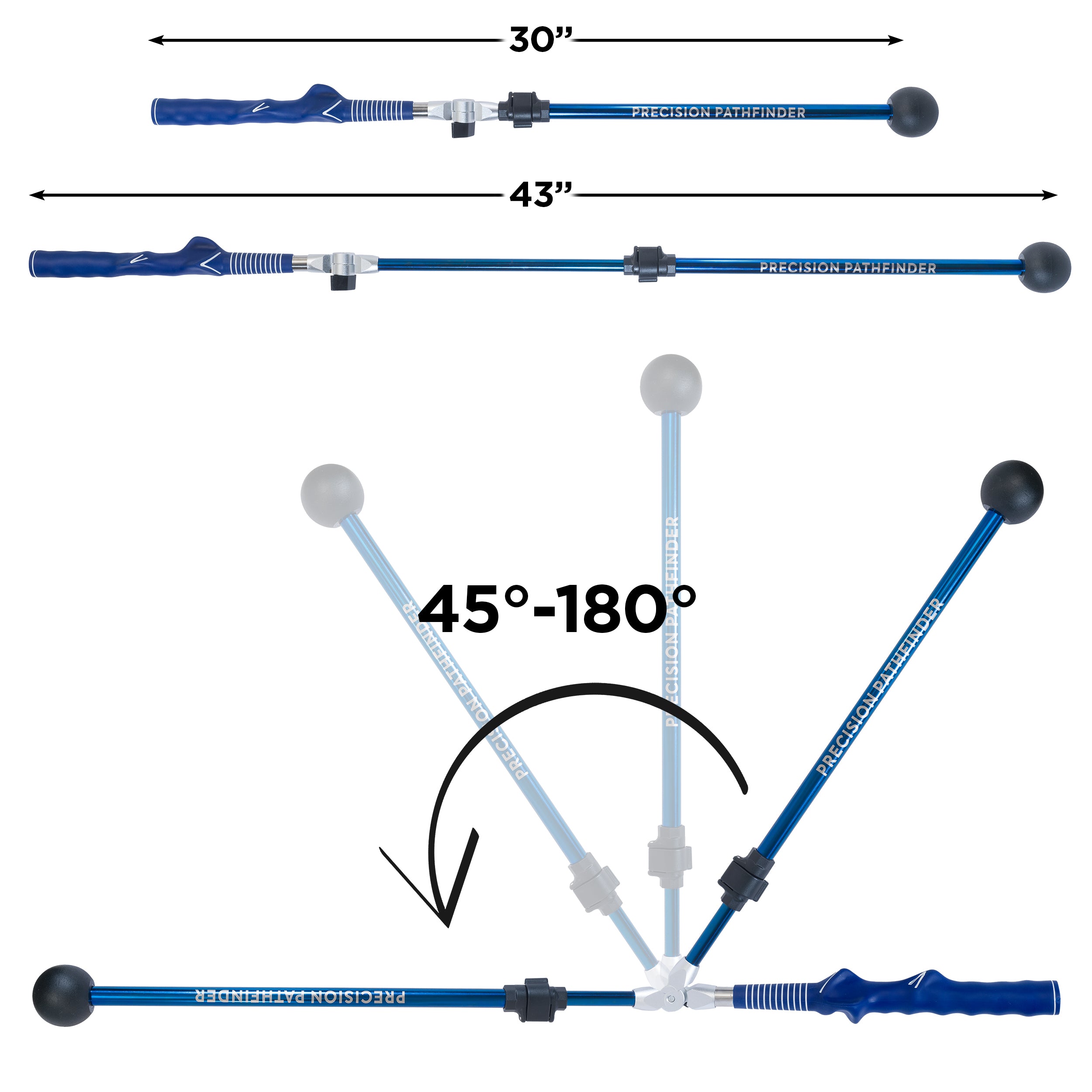 Precision-Pathfinder,  Golf Swing Trainer - Achieve Precision and Power, Portable Golf Training Aid for perfect Swing Path, Improve Golf Swing Mechanics